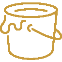 epoxy or paint bucket icon