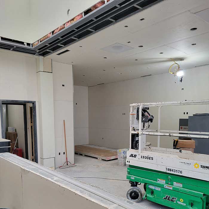 commercial21 a handyman drywall taping and mudding project