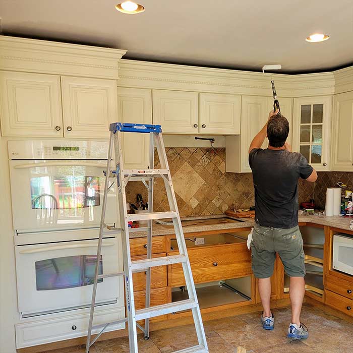 painting-3 a handyman bathroom remodel project